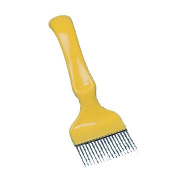 Uncapping fork with stainless steel tips