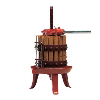 Handpresse für Zellendeckel, Wachs und Trester mit Schraubstock, Ø 15 cm