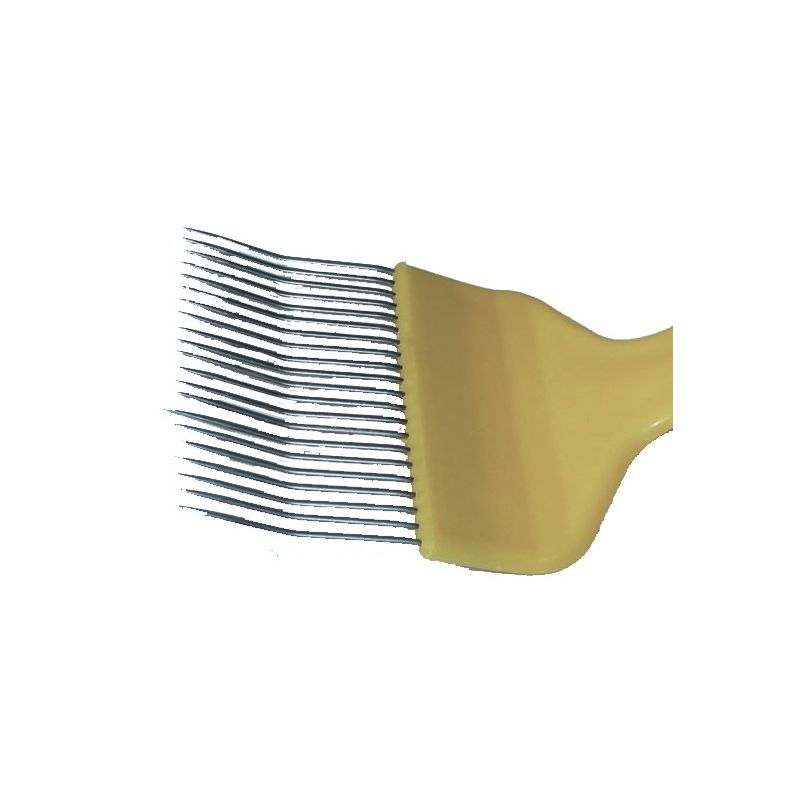 STAINLESS UNCAPPING FORK WITH PLASTIC HANDLE with bent tips STAINLESS UNCAPPING FORK WITH PLASTIC HANDLE with bent tips