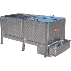 Extractor 2008 series 45/20 radial extractor for 45 honey super frames or 20 brood frames with electronic programmer, kw 0.75