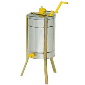 Tangential manual extractor d.b for 4 honey super frames or 2 nest frames-with stainless steel basket ø 370 mm (with legs) 