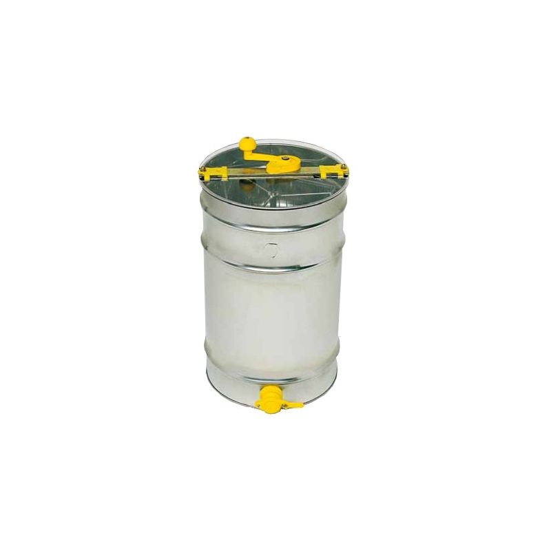 Tangential manual langstroth extractor for 3 honeycombs -table-top