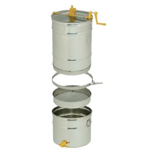 Radial d.b. honey extractor stainless steel kit for 18 honeycombs