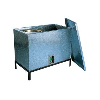 Electric melting pot for 2 honey milk in bain-marie