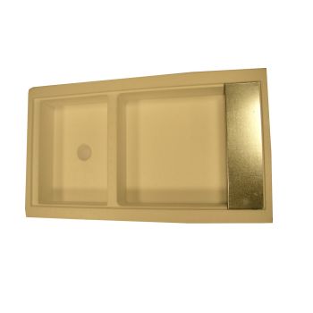 Cover feeder for 6-frame polystyrene beehive