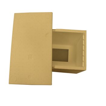 Beehives d. b. polystyrene 6-frame white - thickness 20 mm