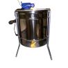 Langstroth motor tangential honey extractor for 4 honeycombs with stainless steel basket