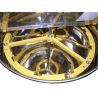 Manual d.b. radial extractor for 9 honey super frames or 3 nest frames with nylon basket