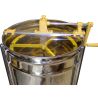 Manual d.b. radial extractor for 9 honey super frames or 3 nest frames with nylon basket