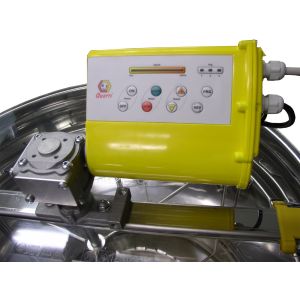 Tangential langstroth extractor for 6 honeycombs
