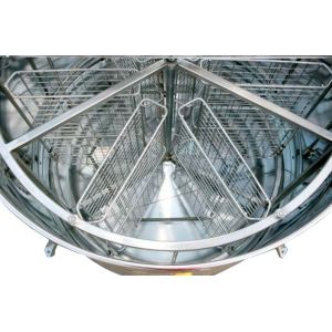 Professionelle Honigschleuder mit reversierbarem Motor für 8 Universalwaben