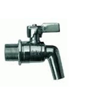 1/2" chrome plated ball valve for oil and wine