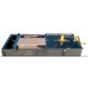 Manual or motor extractor 2008 series tangential d.b. for 6 honey super frames or 3 nest frames