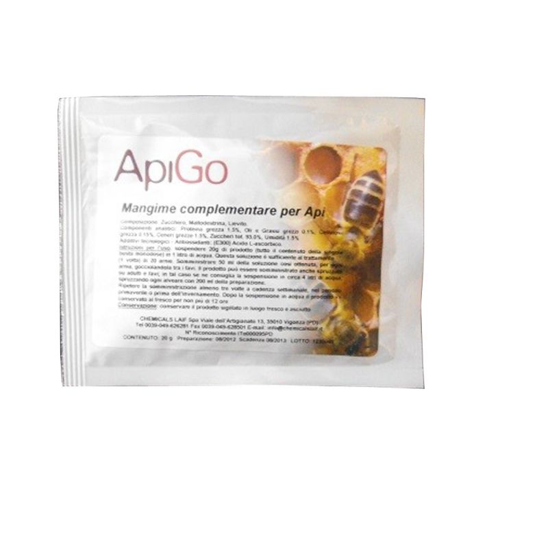 Apigo - ergänzungsfuttermittel für bienenfamilien - 1 beutel Apigo - ergänzungsfuttermittel für bienenfamilien - 1 beutel