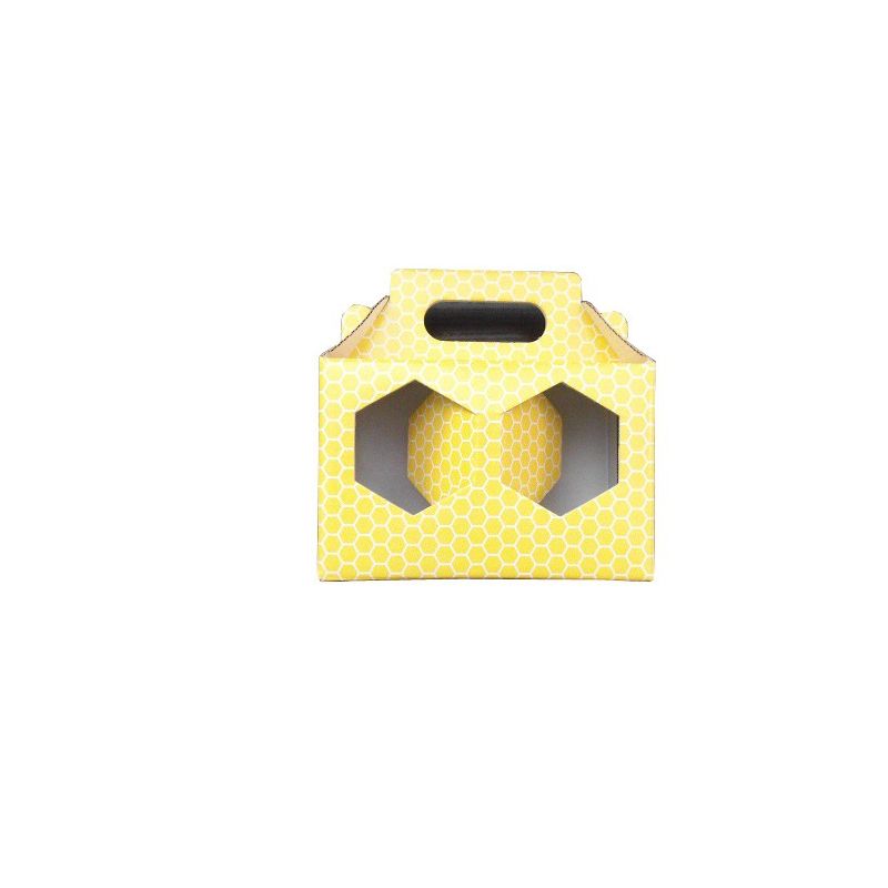 Box for 2 jars 250 g honey (yellow) Box for 2 jars 250 g honey (yellow)