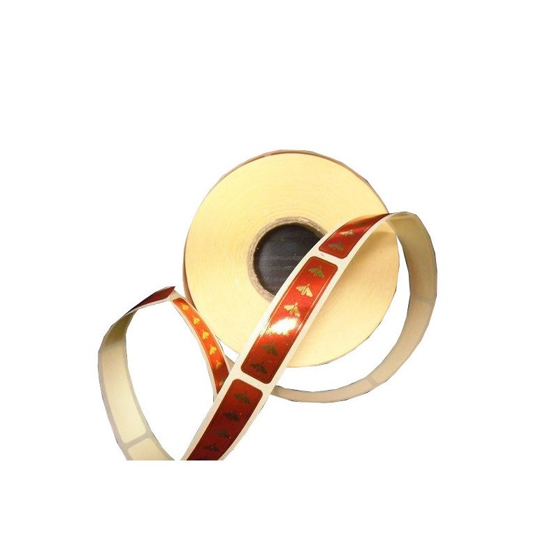 Garantiesiegel-etikett - 1000 stück - rot