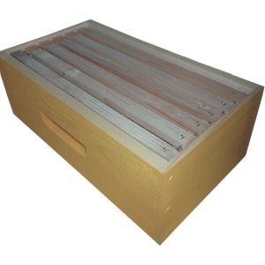 Ruche hausse ruche d.b. 6 cadres avec feuille de cire