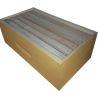 Honey super for beehive d.b. 6 honeycomb wooden frames with wax sheet