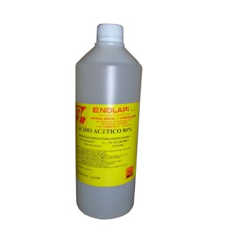 Acido acetico al 80% - 1 lt