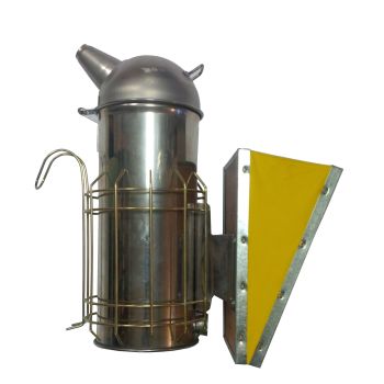 “America” stainless steel smoker for beekeeping -  diameter cm 10 - H 30 cm