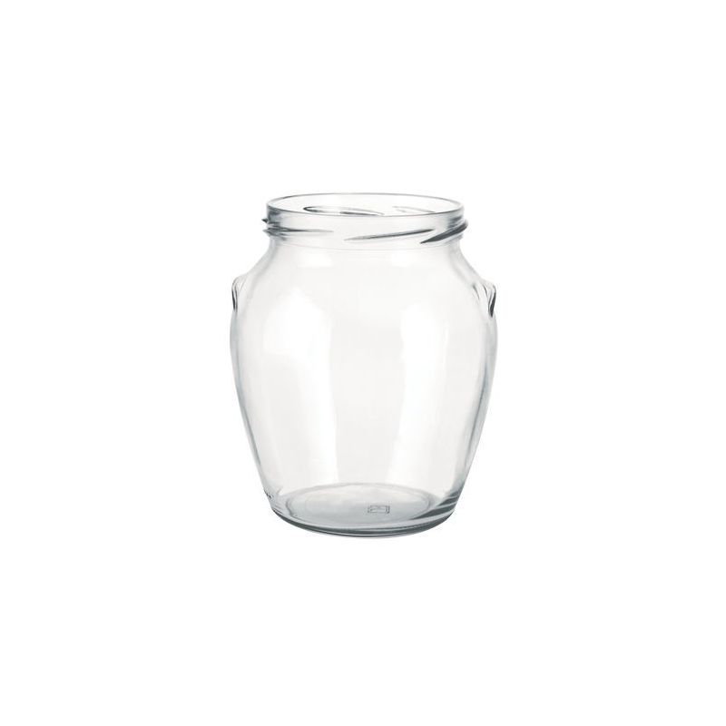 Vaso in vetro orcio 106 ml con capsula twist-off TO 53