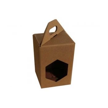 CARDBOARD CASE BOX for 1 kg honey pot (brown)