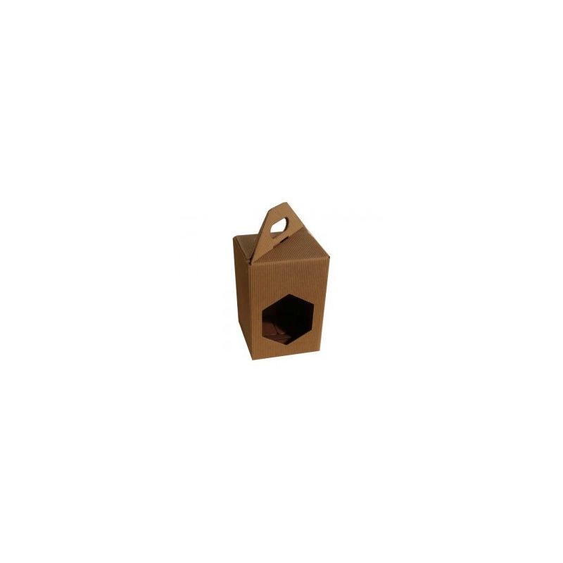 Cardboard case box for 1 kg honey pot (brown)