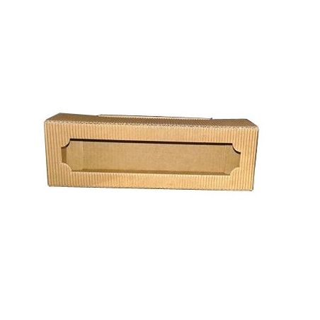 Cardboard box for 4 honey jar of 50 g (brown)