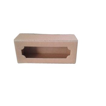Cardboard case box for 3 honey jars 50g (brown)
