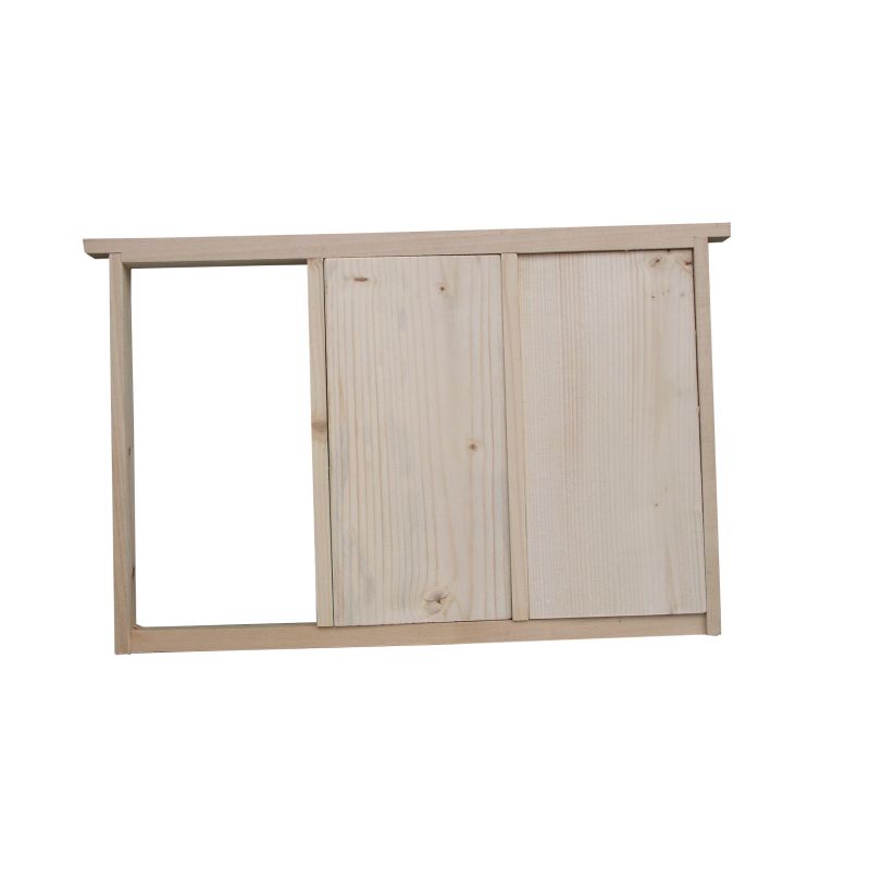 Dadant Blatt Campero-Rähmchen mit 3 Segmenten und 2 Holzleisten