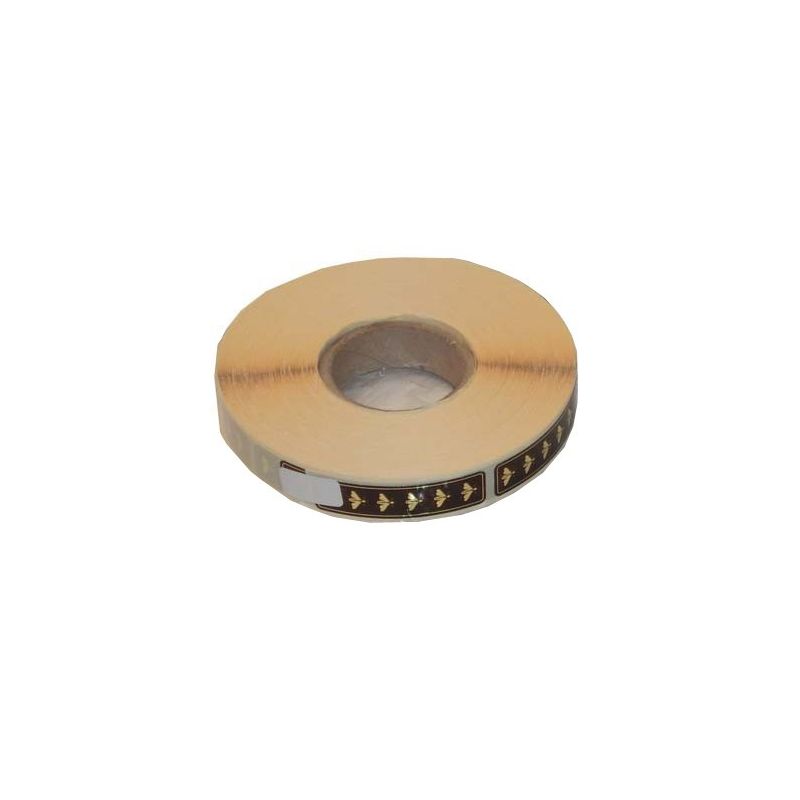 Garantiesiegel-etikett - 1000 stück - schwarz