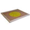 Bee escape on board for d.b. 12-frame beehive with eight-way disk