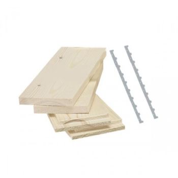 Honigraum aus Holz, zerlegt, für D.B.-Beute 12 Waben