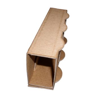 Cardboard box for 3 special 50g honey jars (brown)