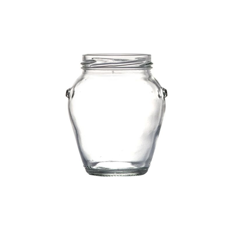 Vaso in vetro orcio 370 ml con capsula twist-off TO 63