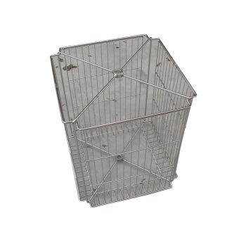Cesta de acero inoxidable para extractor tangencial de miel langstroth de 4 bastidores