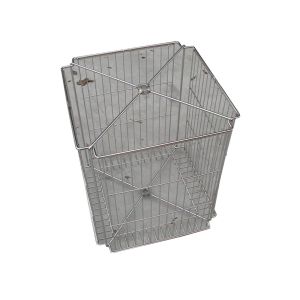 Stainless steel basket for tangential langstroth 4-frame extractor