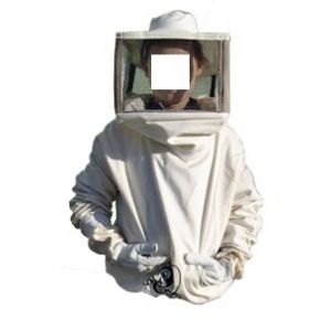 Camiciotto apicoltura per bambino con maschera quadrata