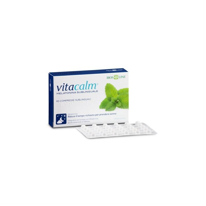 Vitacalm Melatonina Sublingual - 60 Comprimidos