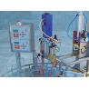 Rotary table ø 900 mm with capper for honey dosing machine