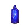 Flacone in vetro blu rotondo 100 ml