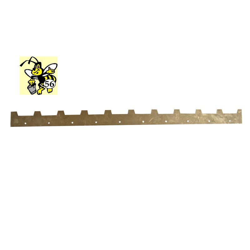 Standard-Abstandshalter aus verzinktem Blech mit 8–9–10 Kerben – 28 mm – für 10-Waben-Dadant-Beute