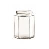 Vaso in vetro ottagonale  314 ml con capsula twist-off t 63
