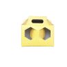 Scatola astucciodi cartone per 2 vasi miele da 350 g (giallo)