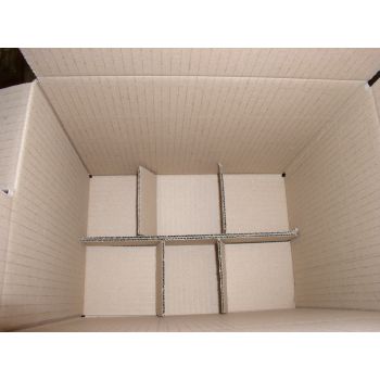 BROWN CARDBOARD BOX for 12 JARS OF 500 g HONEY