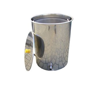 Sceratrice inox a vapore senza fornello per 10 favi d.b da nido ø 470 mm