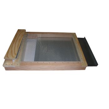 Mesh pollen catcher bottom for 10-frame d.b. beehives