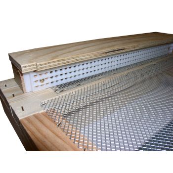 Mesh pollen catcher bottom for 10-frame d.b. beehives