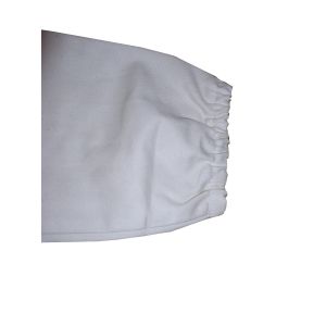 Combinaison pour apicolture en coton blanc complète avec masqué amovible avec petite fenêtre en polycarbonate (plexiglass)