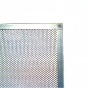 Stainless steel edged varroa bottom net for d.b. from 10 honeycombs